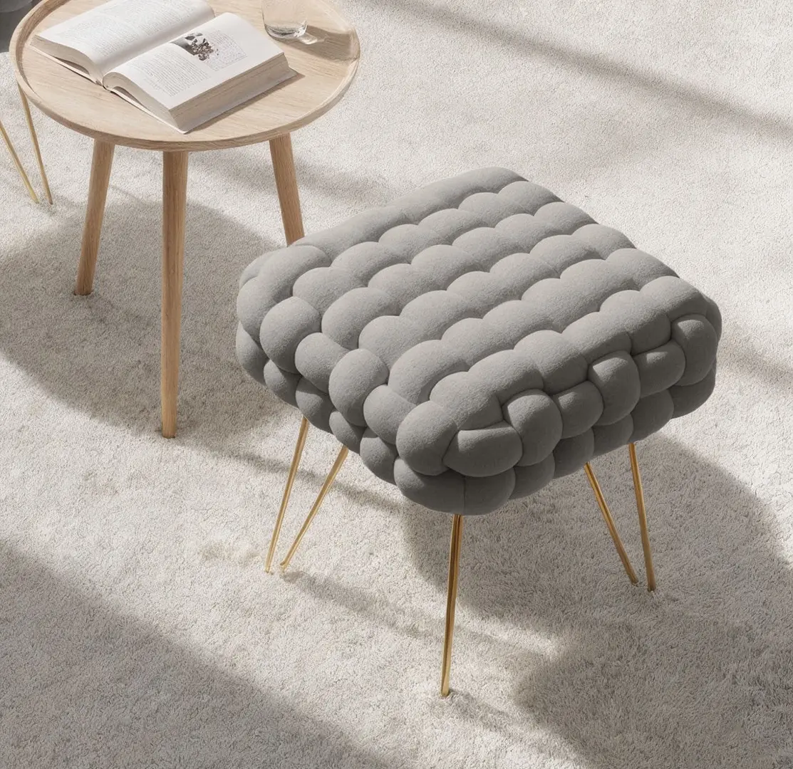 Bancheta Akord Dotty 38cm (Light Grey)