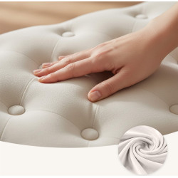 Bancheta Akord Madrid 80cm (Beige) Thumb