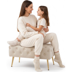 Bancheta Akord Madrid 80cm (Beige) Thumb