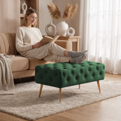 Bancheta Akord Madrid 80cm (Bottle Green) Thumb