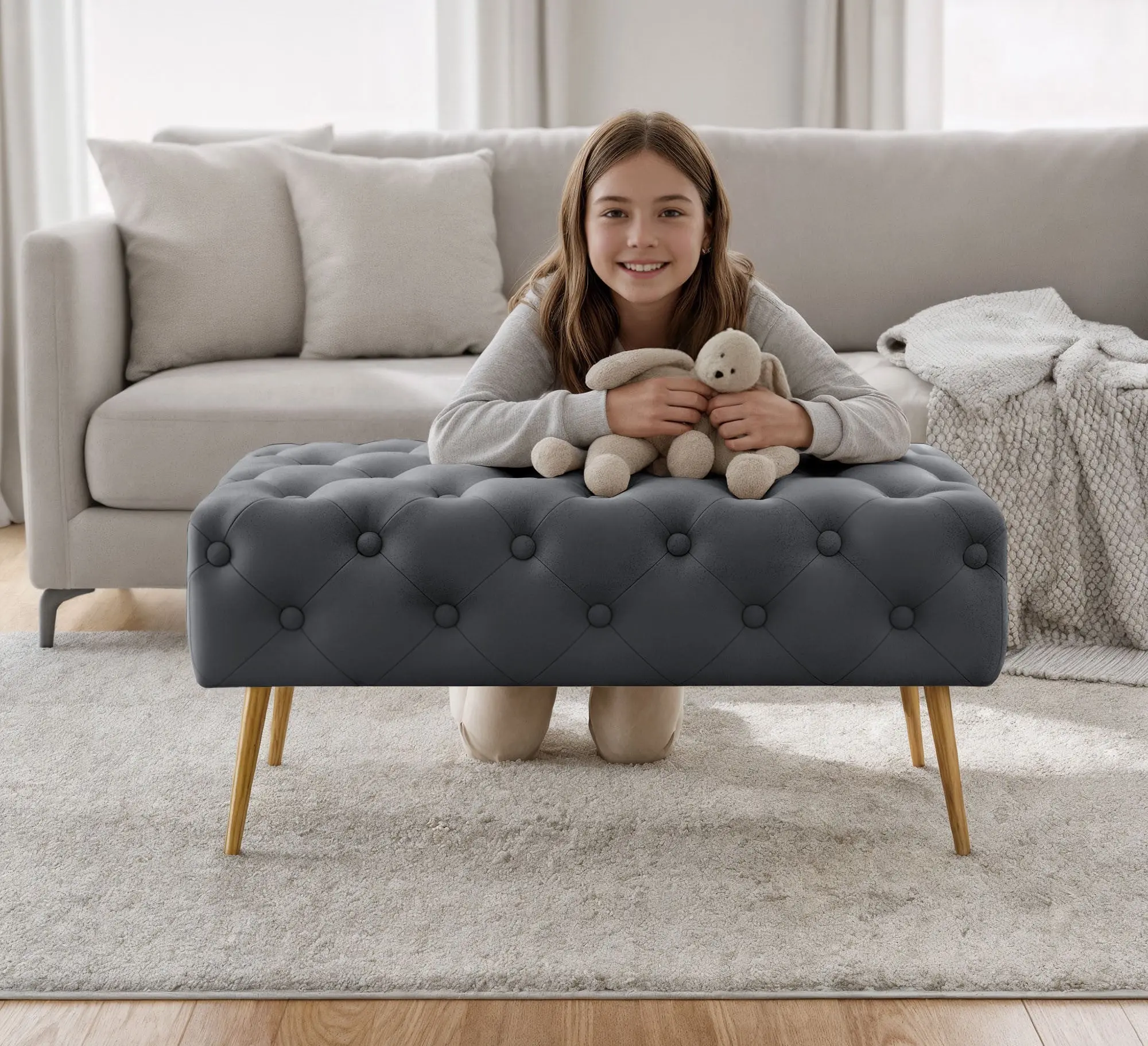 Bancheta Akord Madrid 80cm (Graphite)