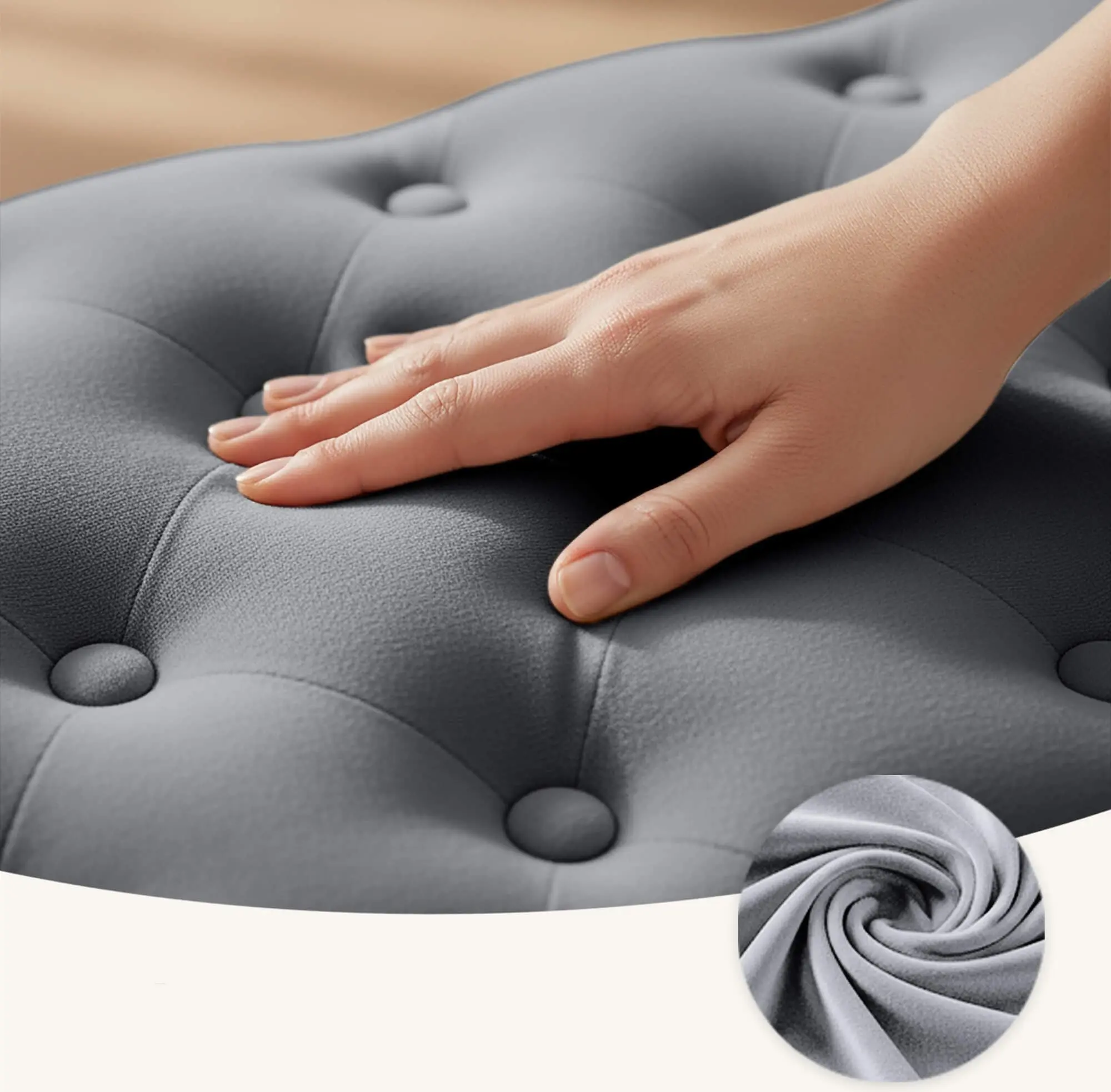 Bancheta Akord Madrid 80cm (Graphite)