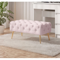 Bancheta Akord Madrid 80cm (Powder Pink)