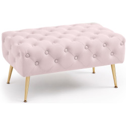 Bancheta Akord Madrid 80cm (Powder Pink) Thumb