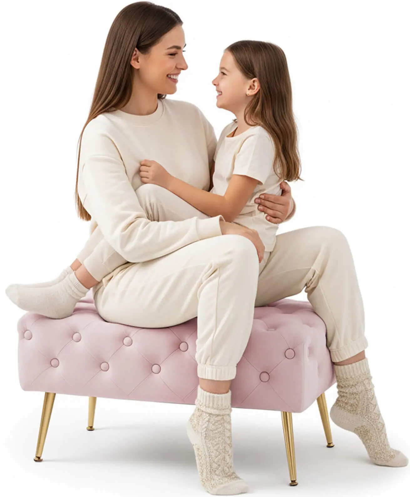 Bancheta Akord Madrid 80cm (Powder Pink)