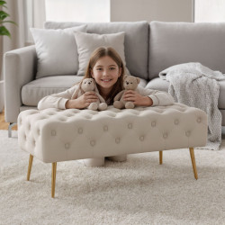 Bancheta Akord Monaco 100cm (Beige) Thumb