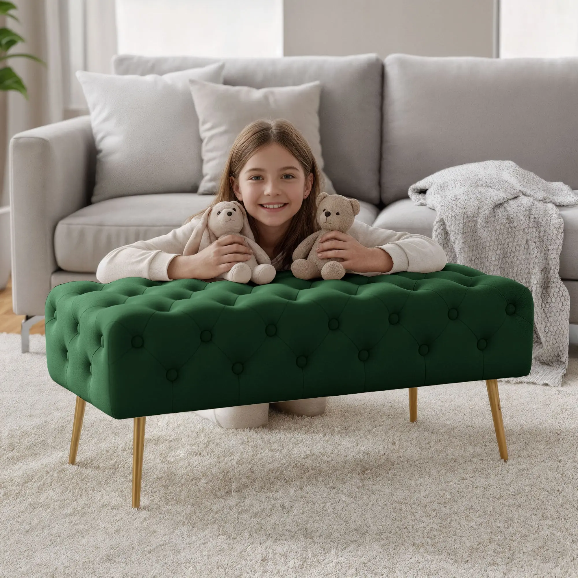 Bancheta Akord Monaco 100cm (Bottle Green)