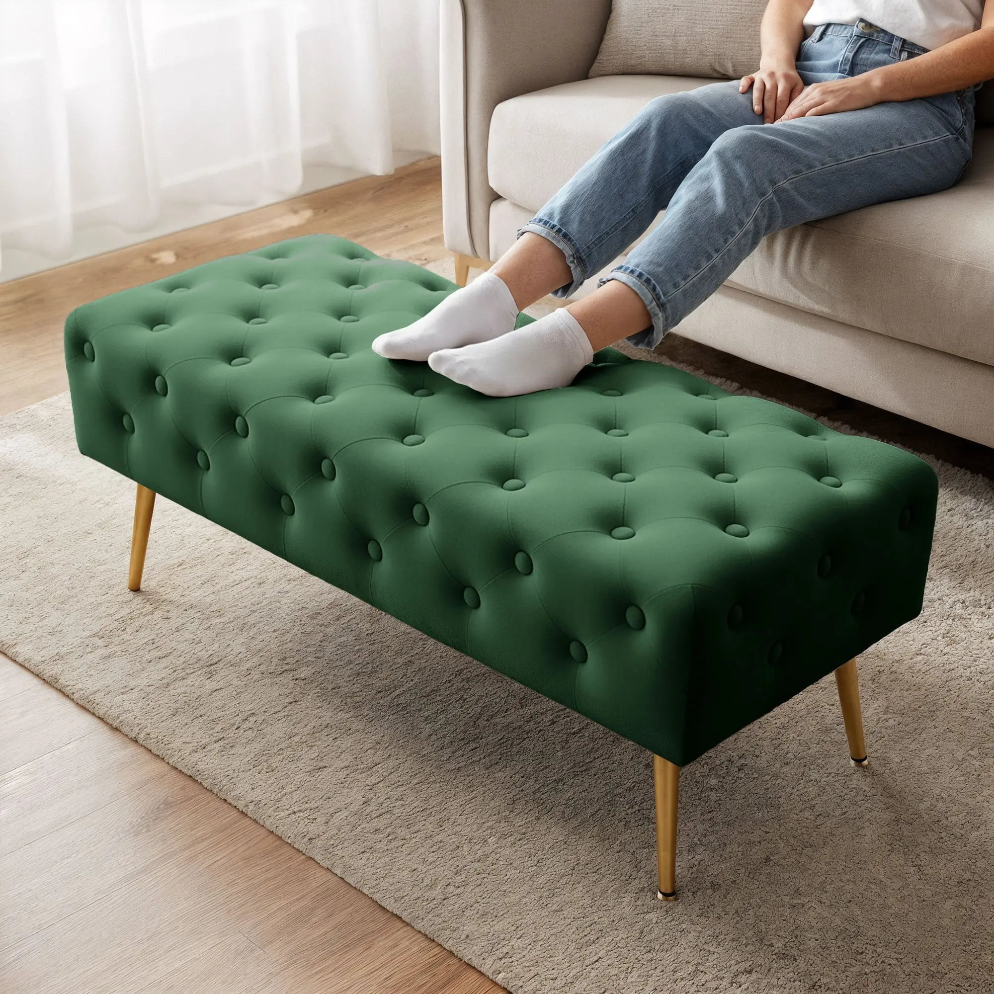 Bancheta Akord Monaco 100cm (Bottle Green)