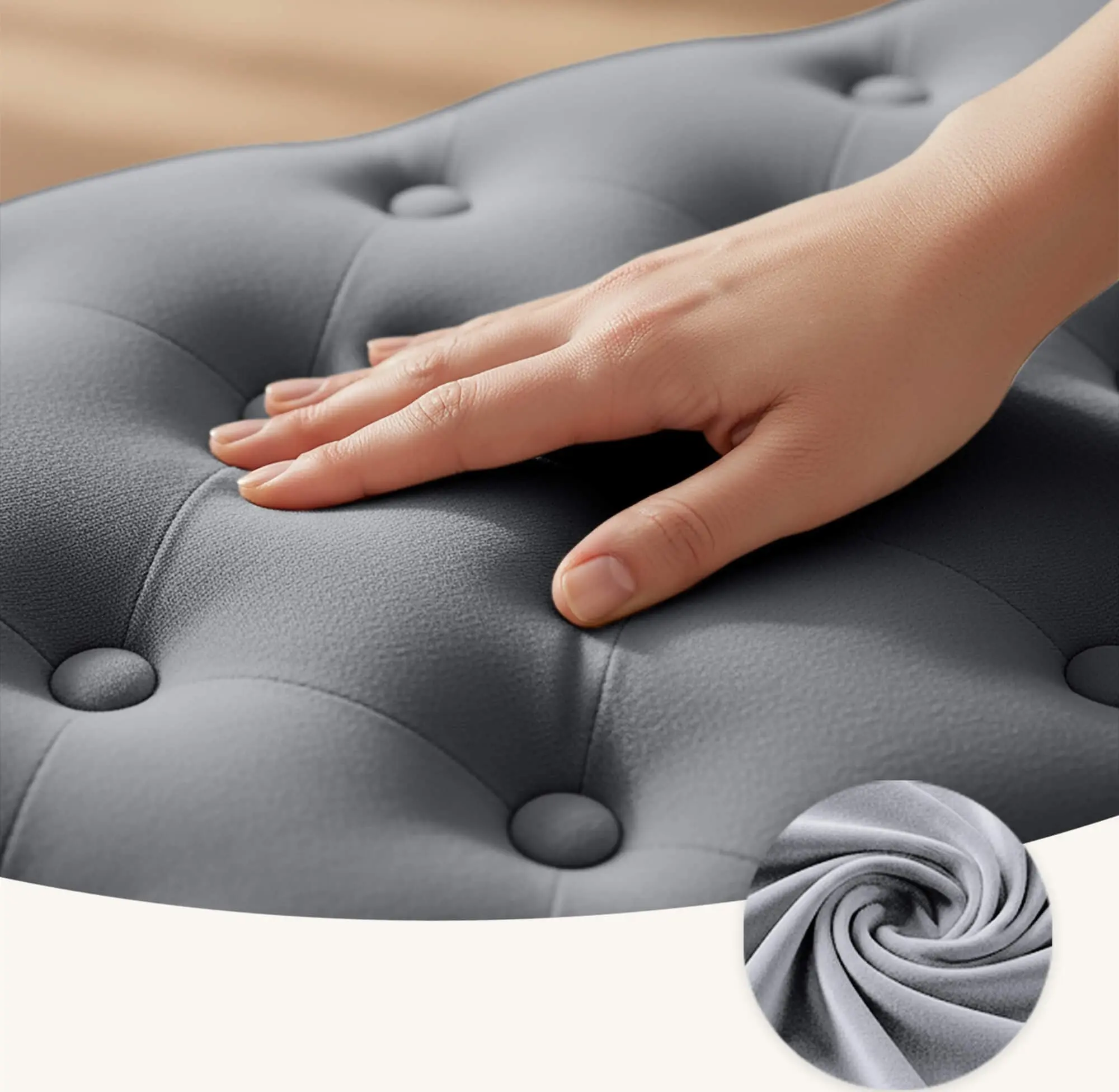 Bancheta Akord Monaco 100cm (Graphite)