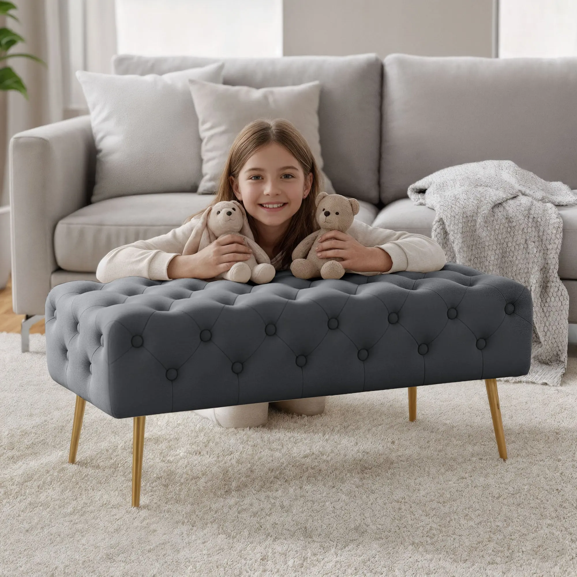 Bancheta Akord Monaco 100cm (Graphite)