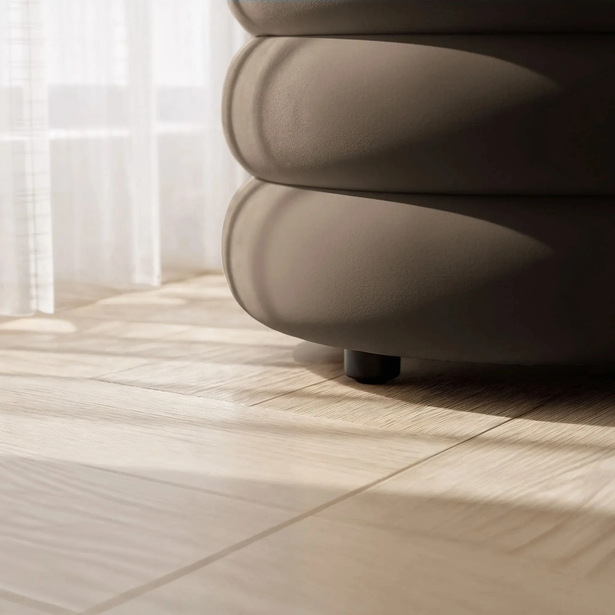 Bancheta Akord Puffo 100cm (Brown)