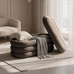 Bancheta Akord Puffo 100cm (Brown) Thumb