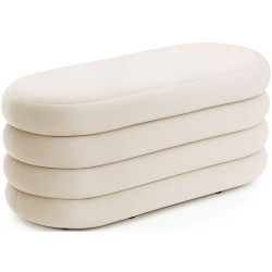Bancheta Akord Puffo 100cm (Cream) Thumb