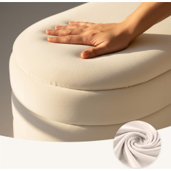 Bancheta Akord Puffo 100cm (Cream) Thumb