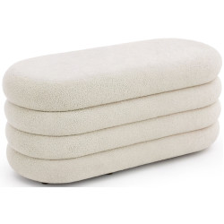 Bancheta Akord Puffo 100cm (Misty White) Thumb