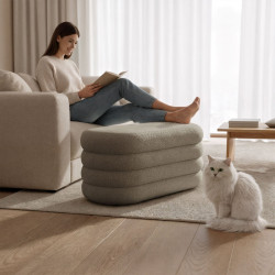 Bancheta Akord Puffo 100cm (Mocha) Thumb