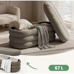 Bancheta Akord Puffo 100cm (Mocha) Thumb