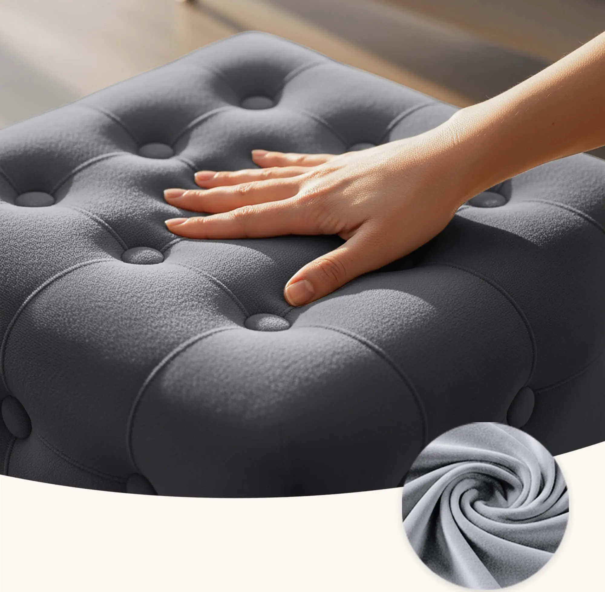 Bancheta Akord Quadra 40cm (Graphite)