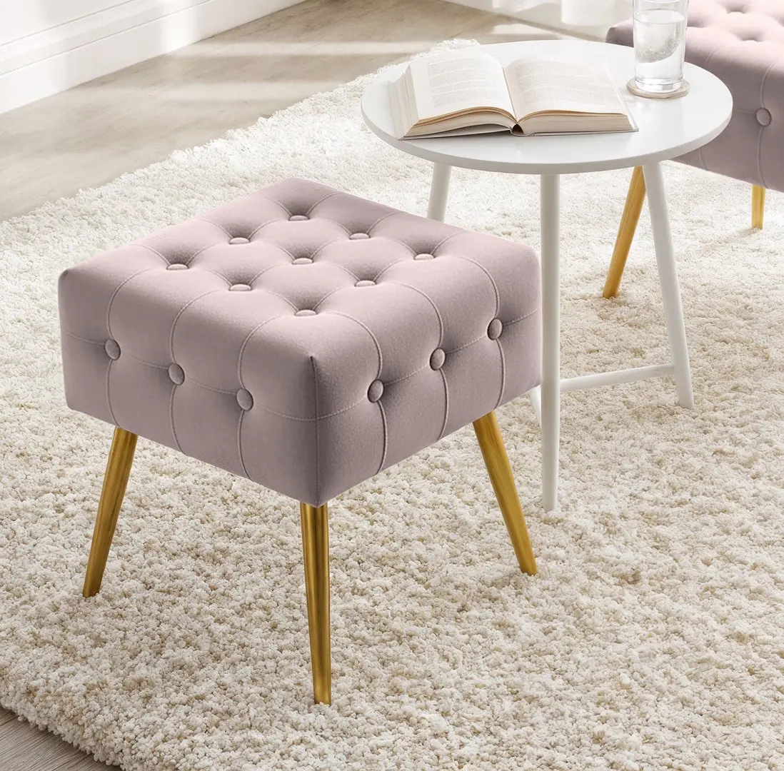 Bancheta Akord Quadra 40cm (Powder Pink)