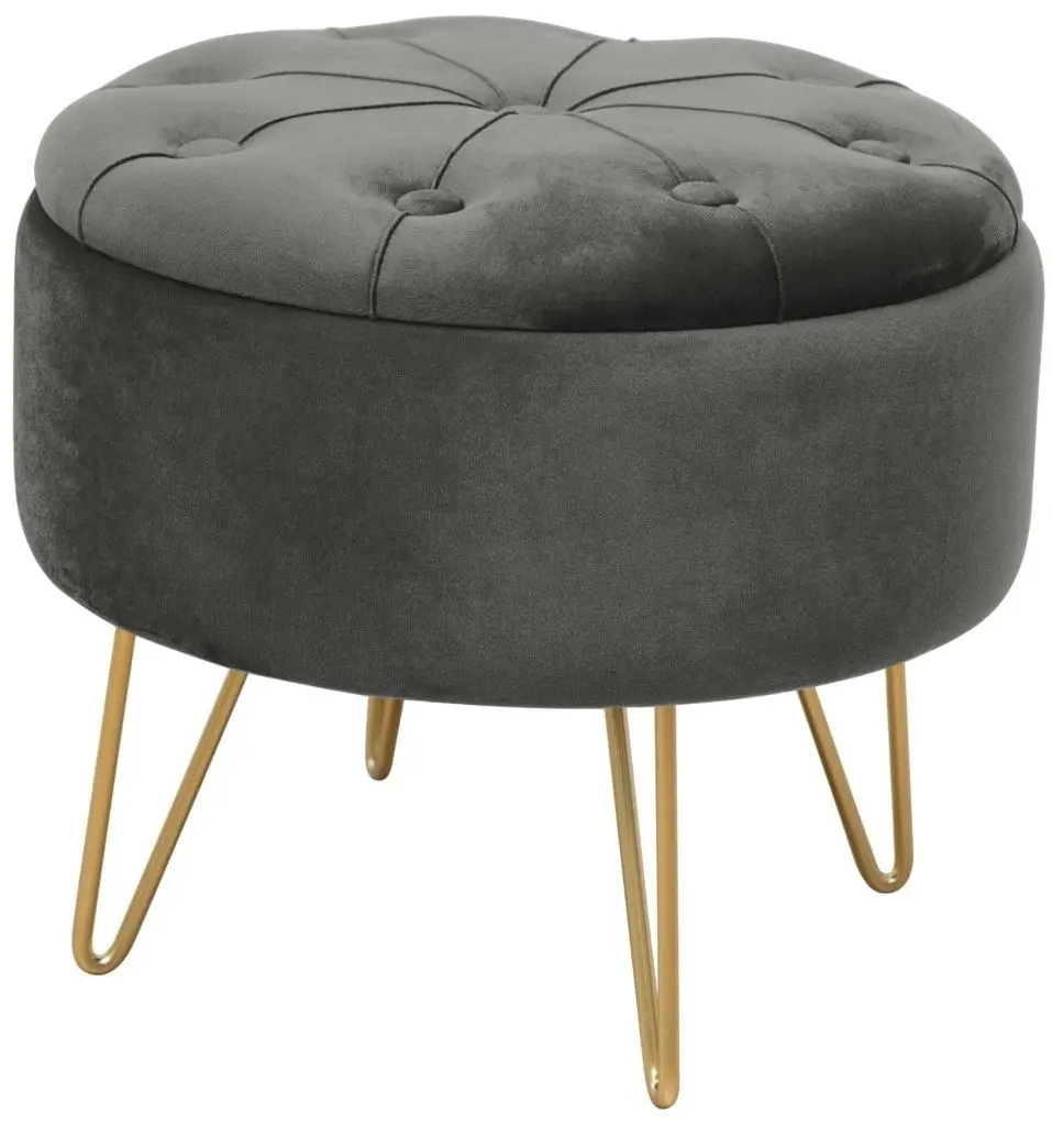 Puf Akord Caro (Gold/Graphite)