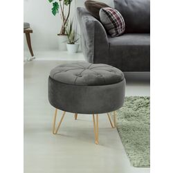 Puf Akord Caro (Gold/Graphite)