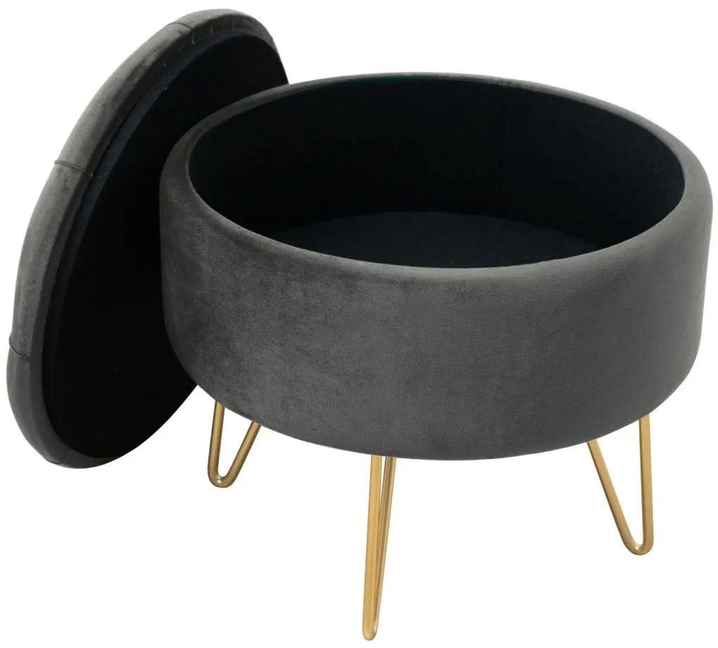 Puf Akord Caro (Gold/Graphite)