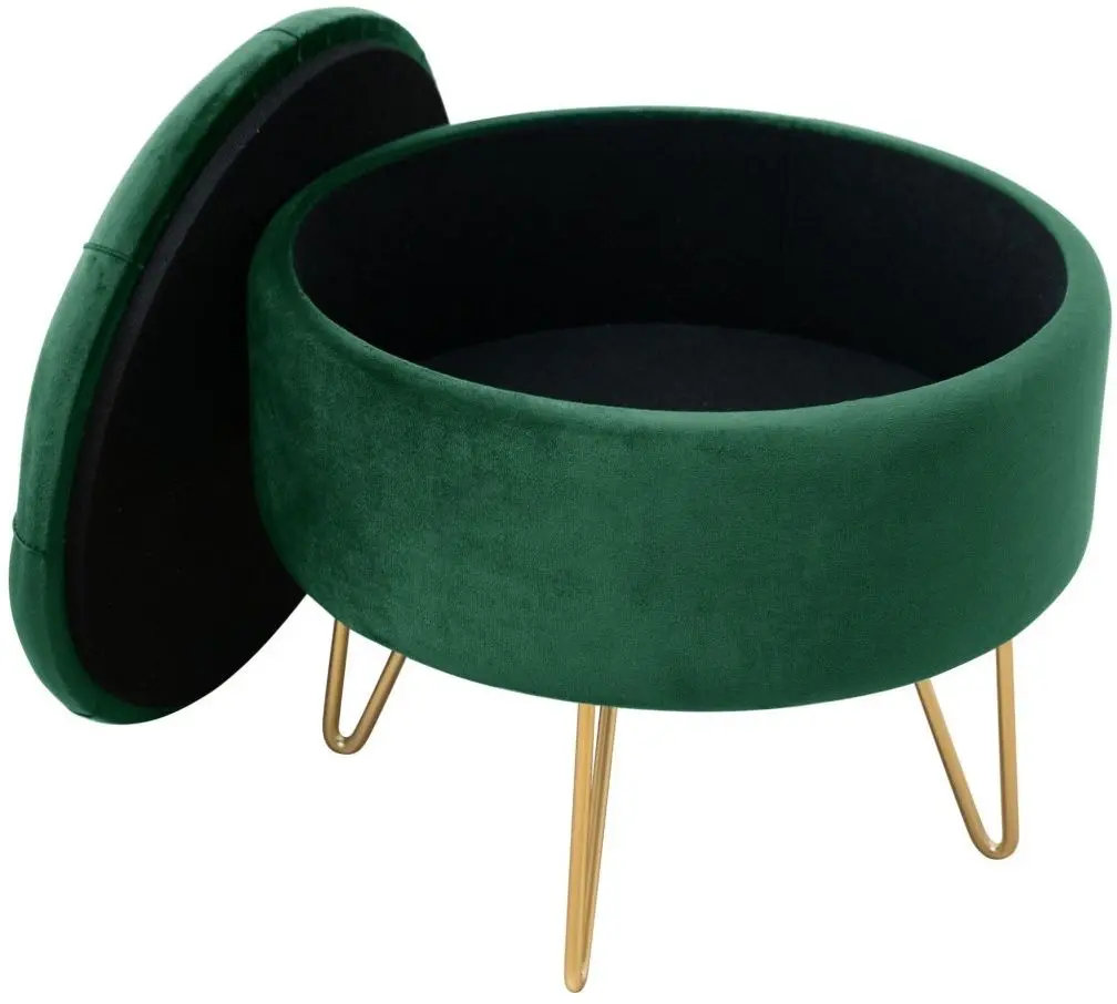 Puf Akord Caro (Gold/Green)