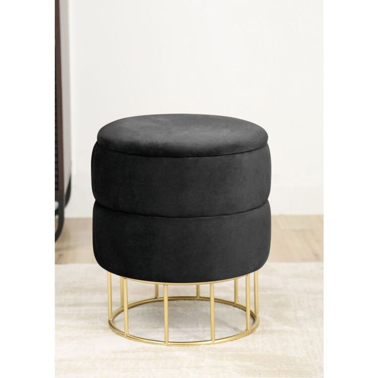Пуф Akord Elza (Gold/Black)