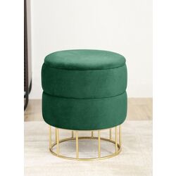 Puf Akord Elza (Gold/Green)