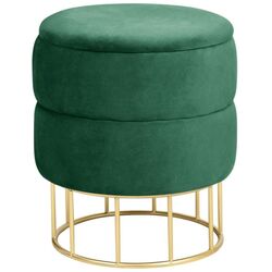 Puf Akord Elza (Gold/Green) Thumb