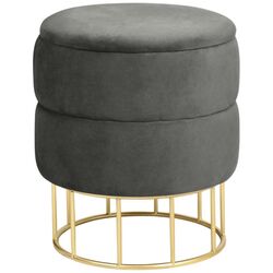 Puf Akord Elza (Grey) Thumb