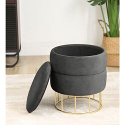 Puf Akord Elza (Grey) Thumb