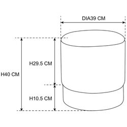 Puf Akord Golden (Beige) Thumb