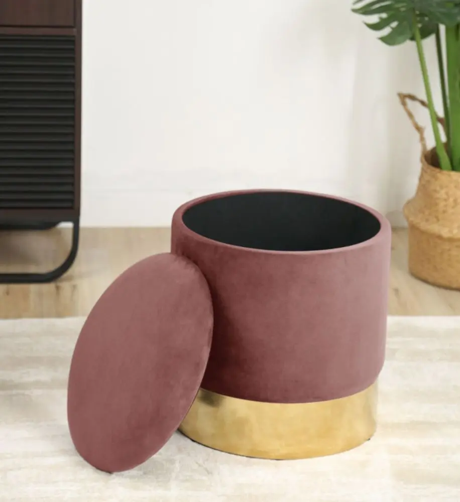 Puf Akord Golden (Pink)