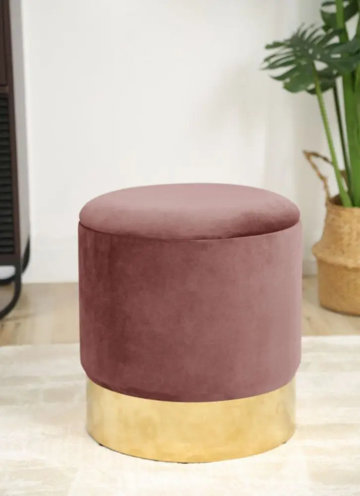 Puf Akord Golden (Pink)