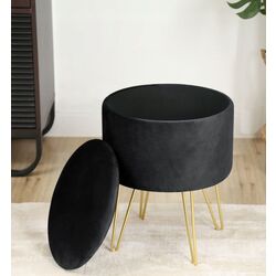 Puf Akord Lili (Black) Thumb