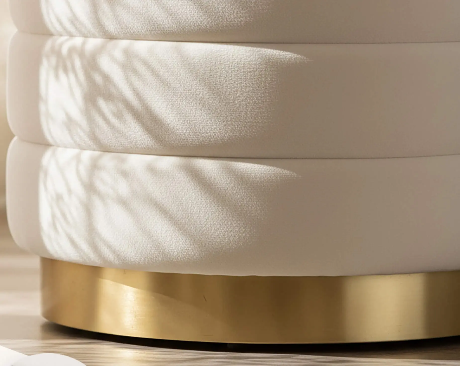 Пуф Akord Luna 40см (Cream)