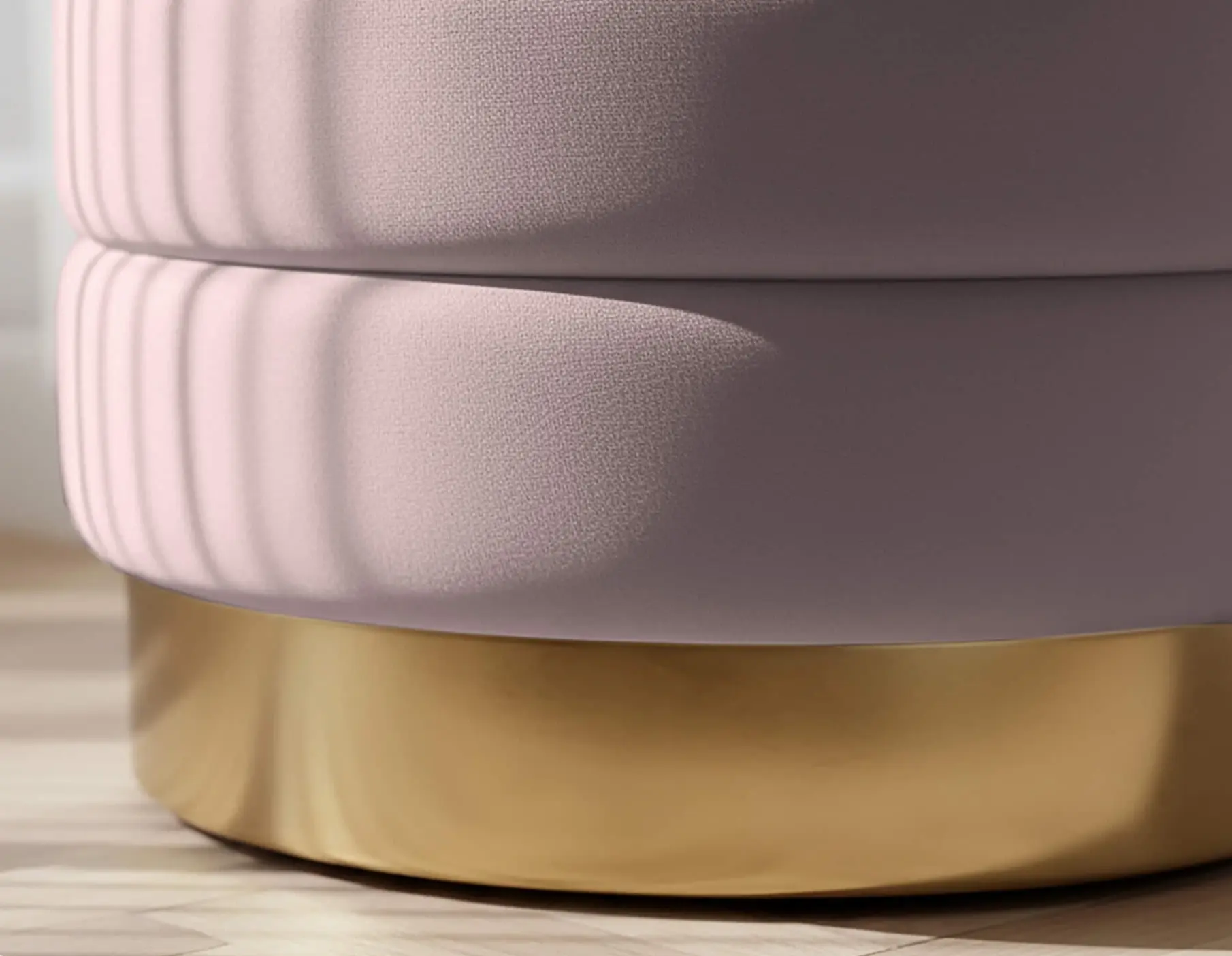 Puf Akord Luna 40cm (Muted Pink)