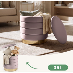 Puf Akord Luna 40cm (Muted Pink) Thumb