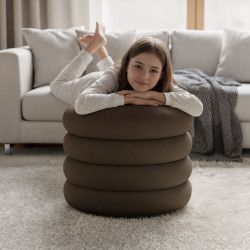 Puf Akord Mollis 55cm (Brown) Thumb