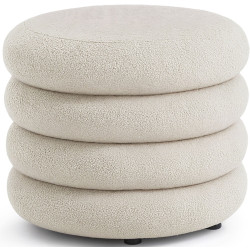 Puf Akord Mollis 55cm (Misty White) Thumb