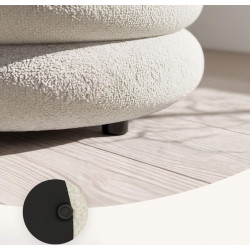 Puf Akord Mollis 55cm (Misty White) Thumb