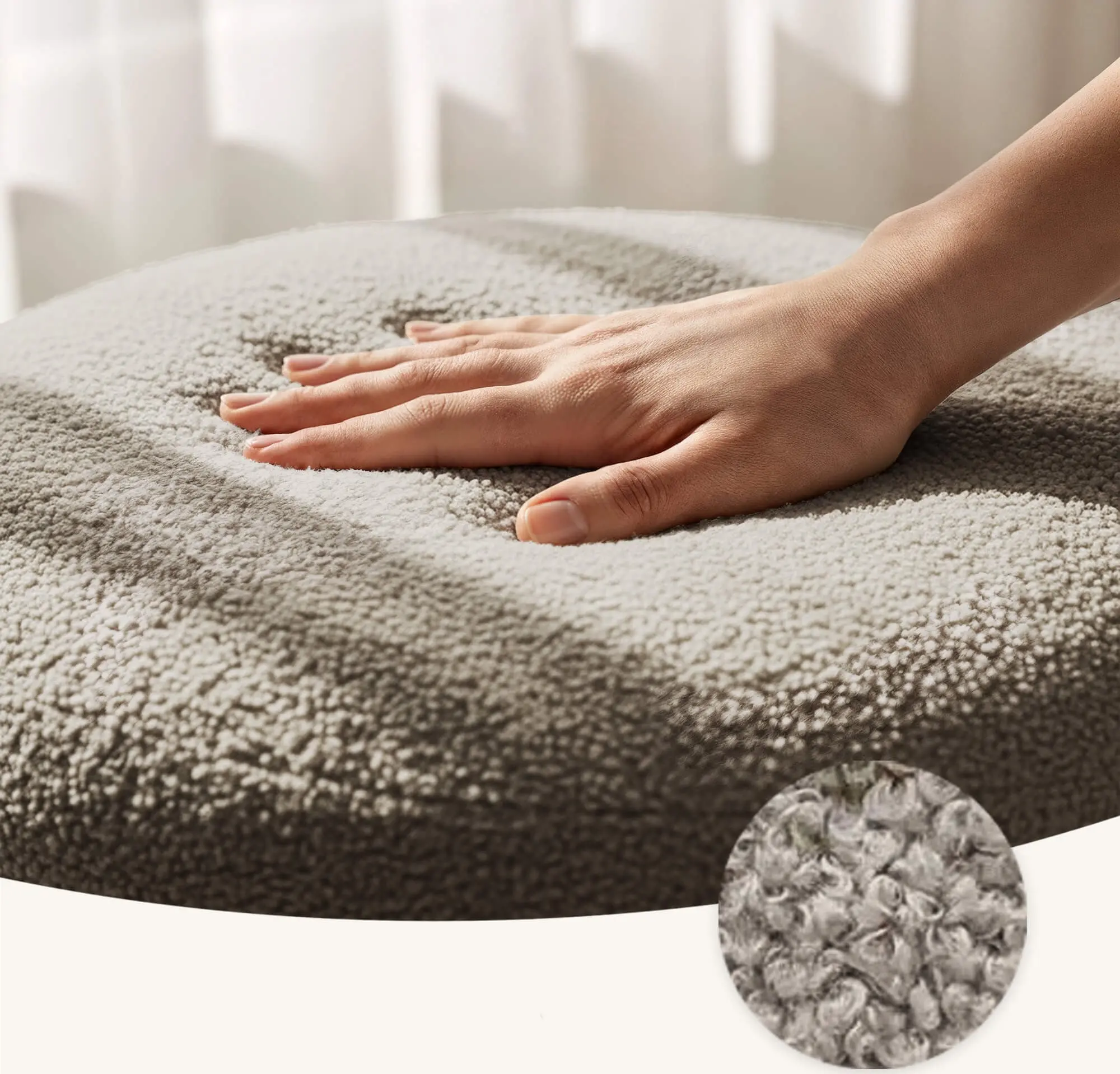 Puf Akord Mollis 55cm (Mocha)