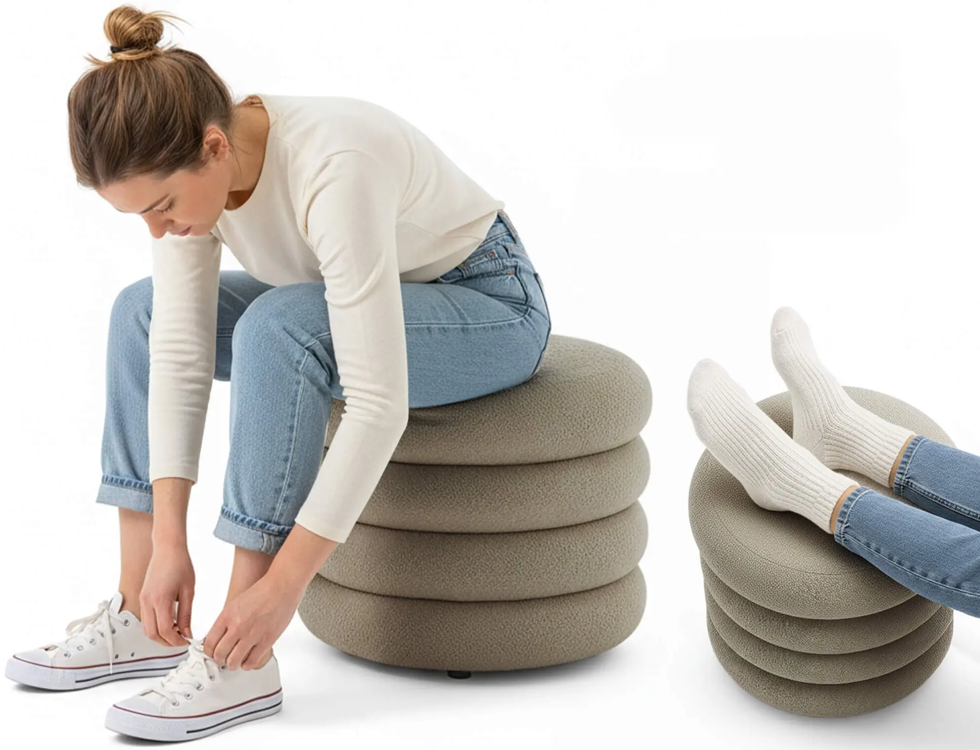 Puf Akord Mollis 55cm (Mocha)