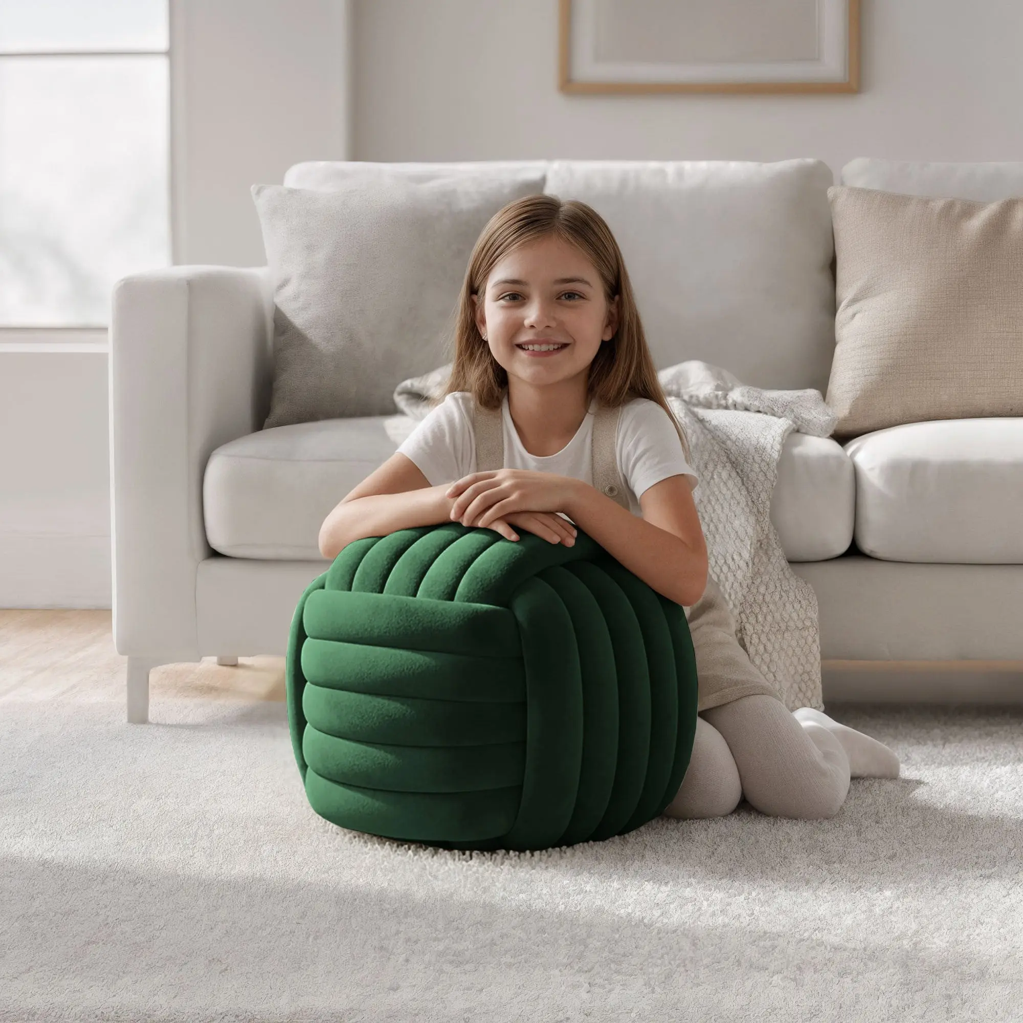 Пуф Akord Nilo 53см (Bottle Green)