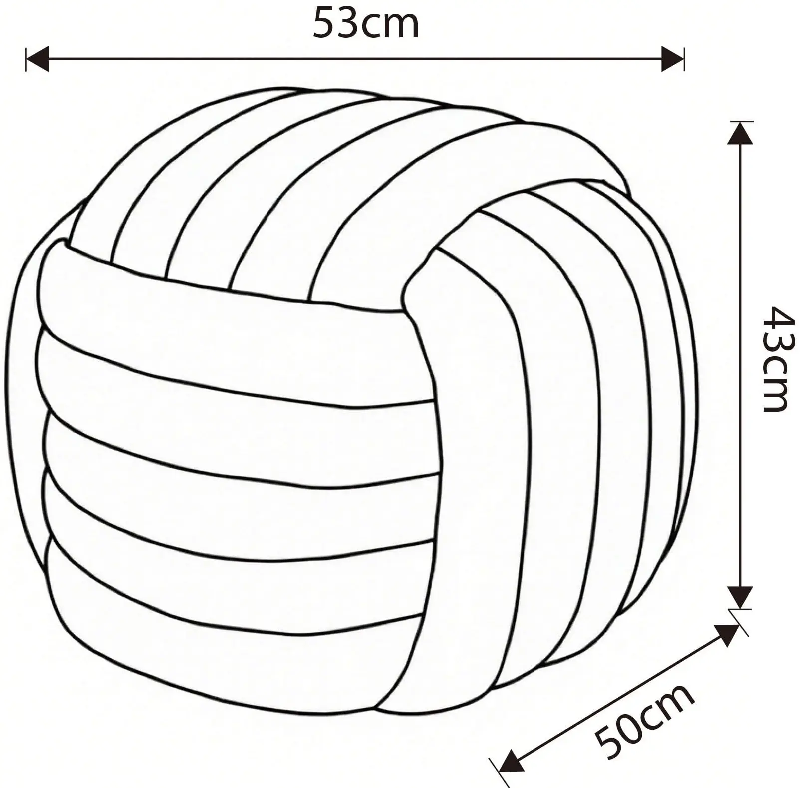 Пуф Akord Nilo 53см (Bottle Green)