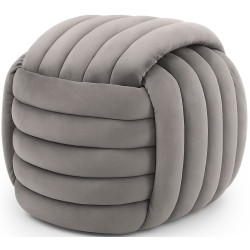 Puf Akord Nilo 53cm (Light Grey) Thumb