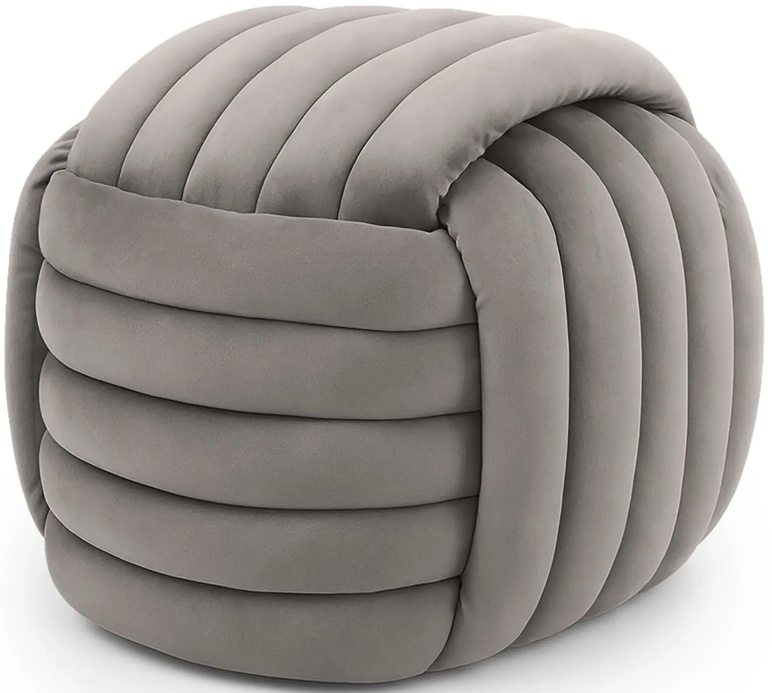 Puf Akord Nilo 53cm (Light Grey)