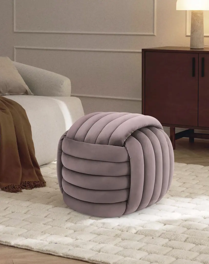 Puf Akord Nilo 53cm (Muted Pink)
