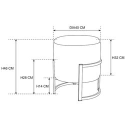 Пуф Akord Porto (Pink) Thumb